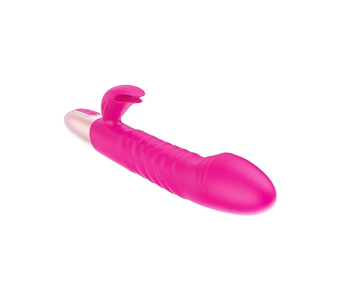 Wibrator króliczek Rechargeable Thrusting Vibrator – grzanie, 10 — zdjęcie 9