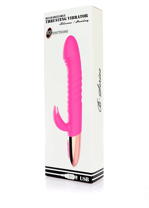 Wibrator króliczek Rechargeable Thrusting Vibrator – grzanie, 10 — zdjęcie 10