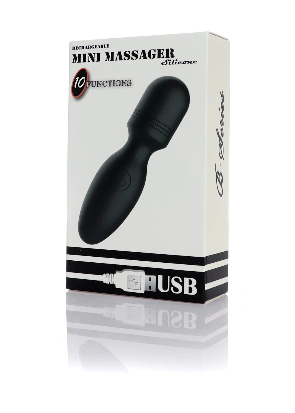 Mini masażer wibrujący – 10 trybów, USB, wodoodporny — zdjęcie 6