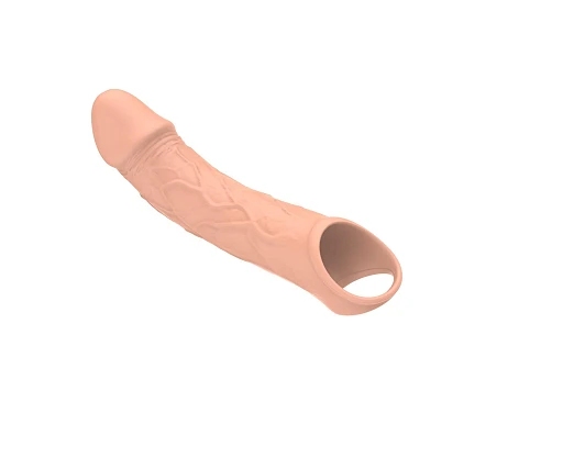 Nakładka Vibrating Extension - silikon, 10 trybów — zdjęcie 4