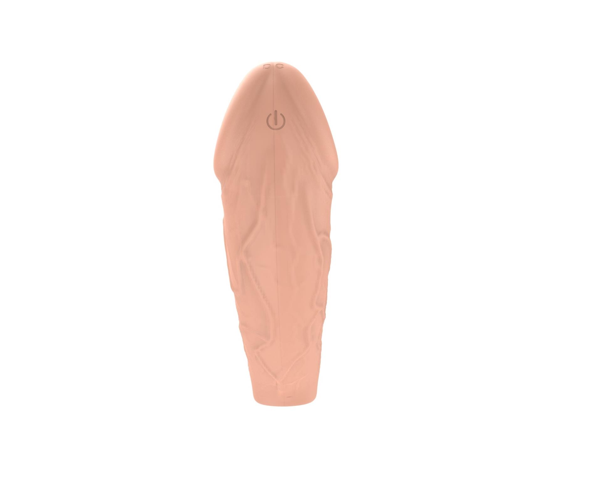 Nakładka Vibrating Extension - silikon, 10 trybów — zdjęcie 5