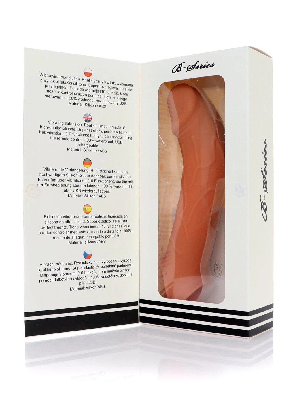 Nakładka Vibrating Extension - silikon, 10 trybów — zdjęcie 10