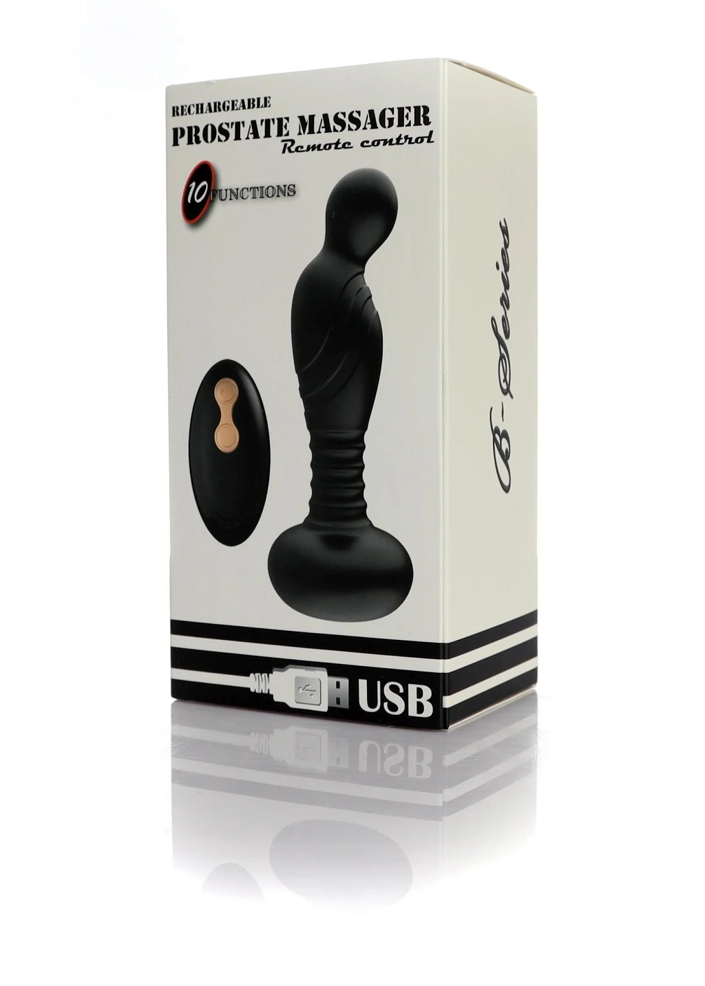 Masażer prostaty Striking - 10 trybów, USB — zdjęcie 8