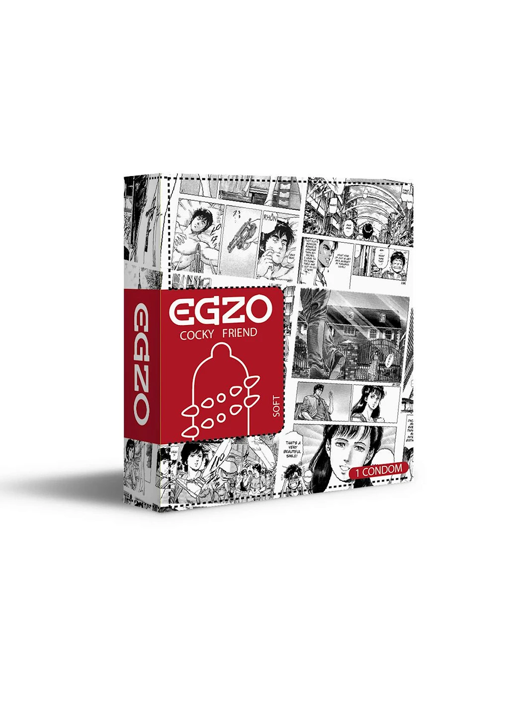 Prezerwatywy Egzo Dragon Lord's - wypustki dla przyjemności