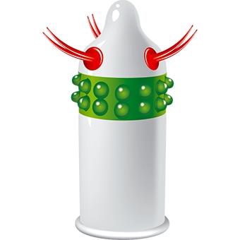 Prezerwatywy Egzo Uncle Bob - wypustki dla przyjemności — zdjęcie 3