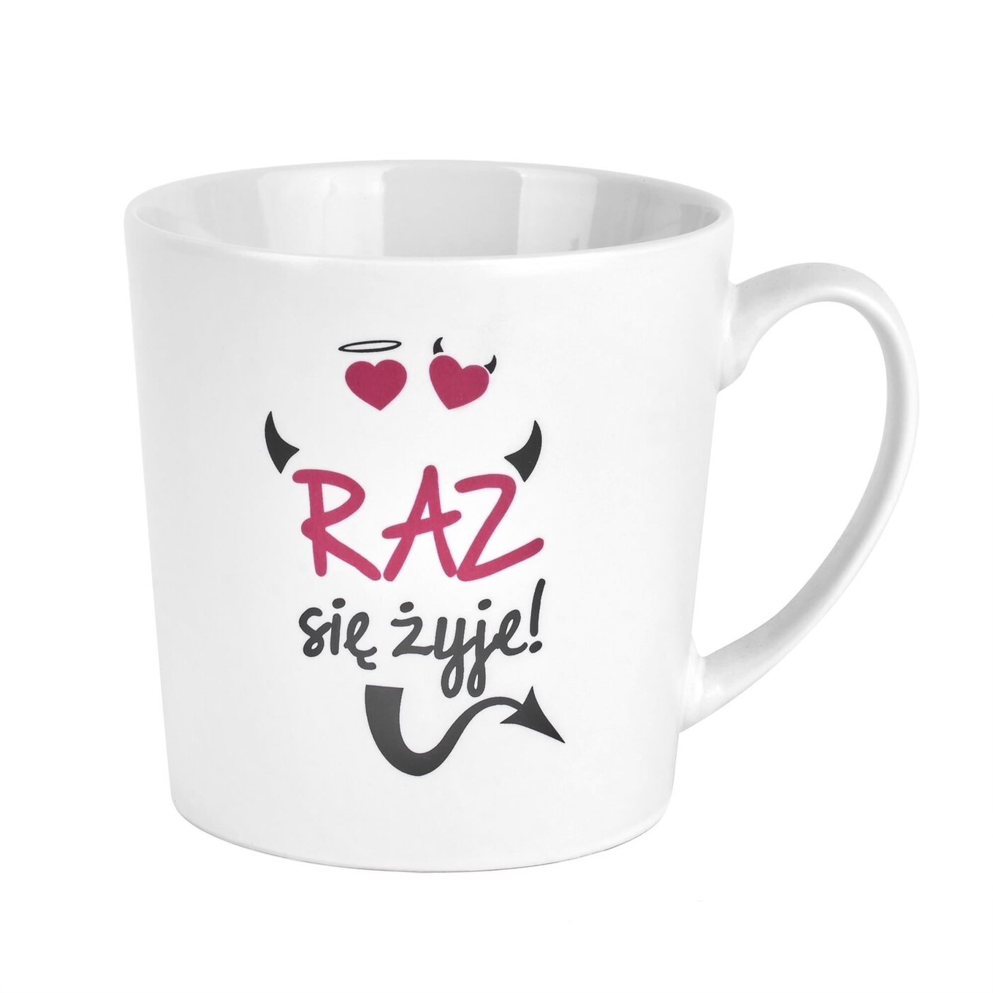 Kubek porcelanowy 480 ml – Grzeczne dziewczynki — zdjęcie 2
