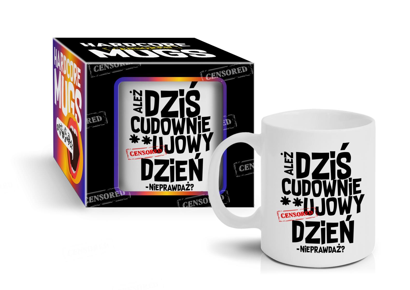 Kubek Boss 300 ml – „Ależ dziś cudownie…ujowy dzień” — zdjęcie 1