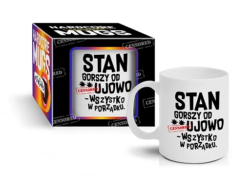 Kubek Boss 300 ml – „Stan gorszy od…ujowo”