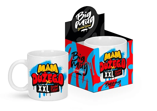 Kubek Big Mug 800 ml – napis „Mam dużego XXL”