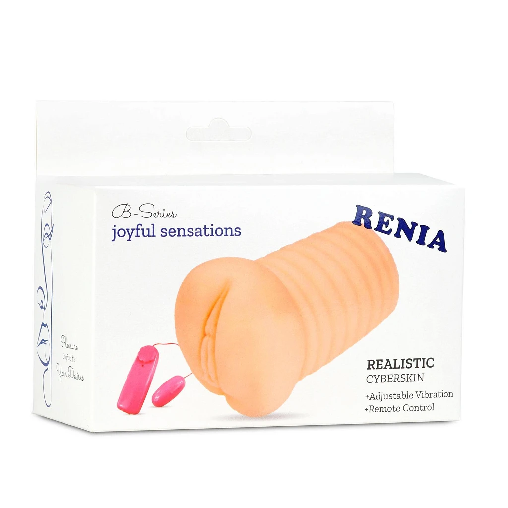 Masturbator Renia – cyberskóra, 15 cm, 12 trybów — zdjęcie 6
