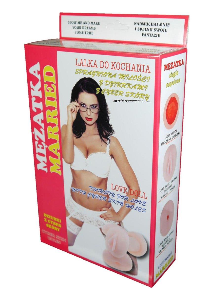 Lalka dmuchana Mężatka - winyl, naturalnej wielkości — zdjęcie 11