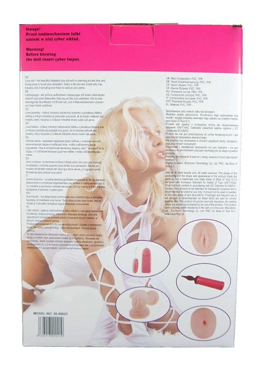 Realistyczna lalka BARBI 3D - nadmuchiwana, naturalnej — zdjęcie 13