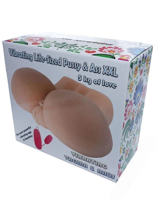 Masturbator wagina i pośladki XXL – wibracyjne jajko — zdjęcie 10