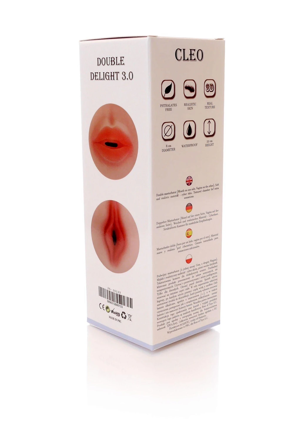 Masturbator CLEO Double Delight 3.0 – usta i wagina — zdjęcie 10