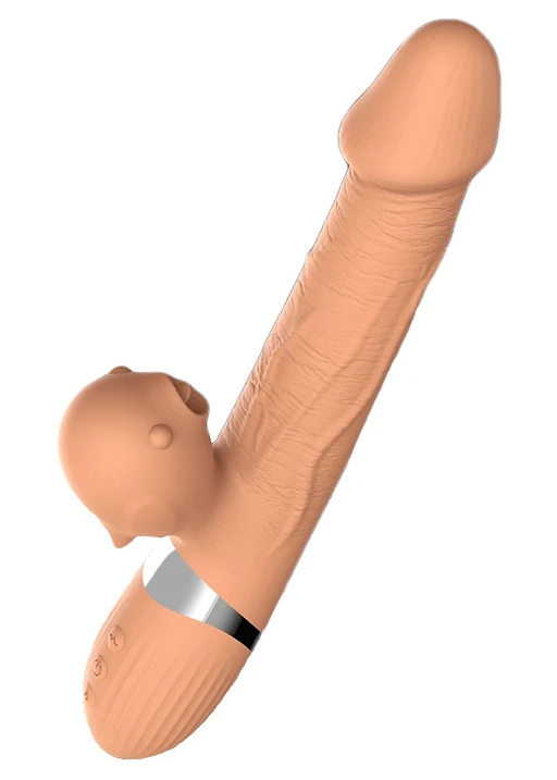 Wibrator króliczek Basia – ruch posuwisty i języczek, USB