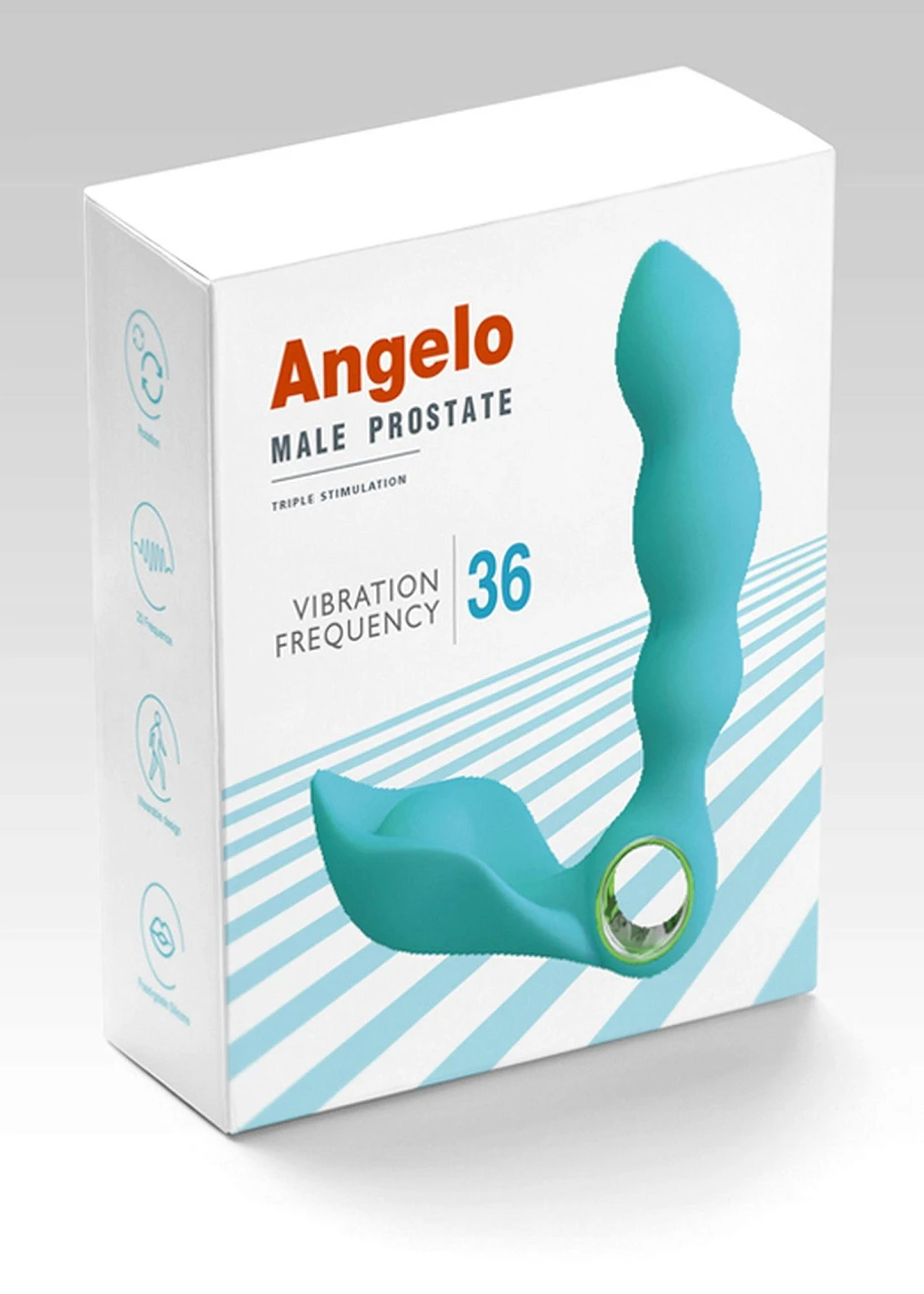 Masażer prostaty Angelo - silikon, USB — zdjęcie 16