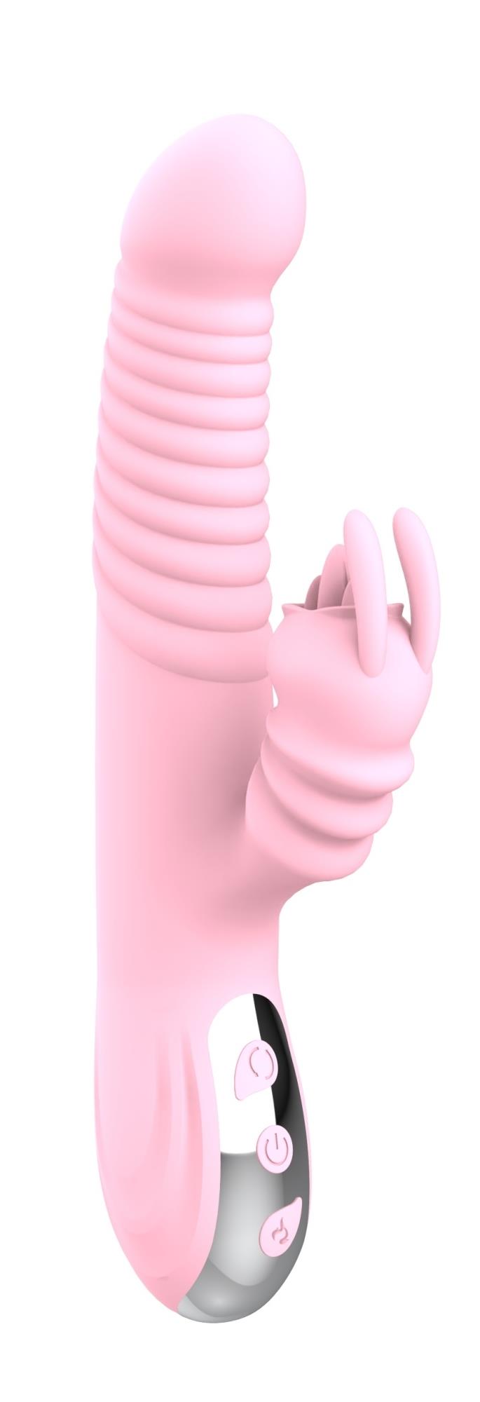 Wibrator Elisa USB – królik z języczkiem, 20 trybów — zdjęcie 1