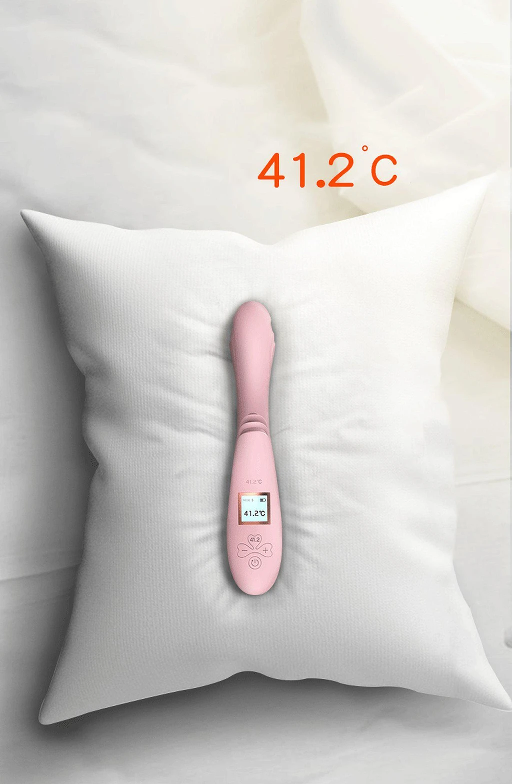 Wibrator króliczek Lilo USB – podgrzewanie i 2 silniki — zdjęcie 3