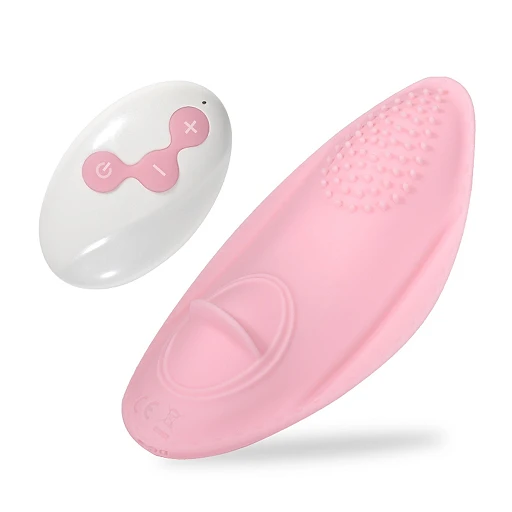 Wibrator do majtek Vibrator 01 – różowy, z pilotem