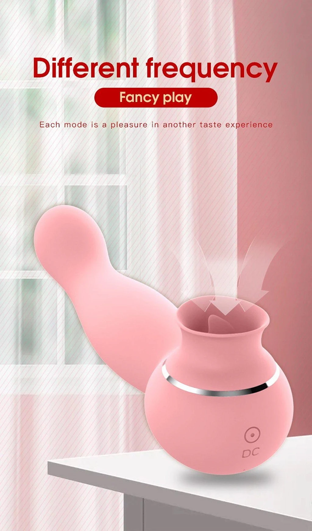 Wibrator łechtaczkowy Lauren USB – 9 trybów, silikon — zdjęcie 21