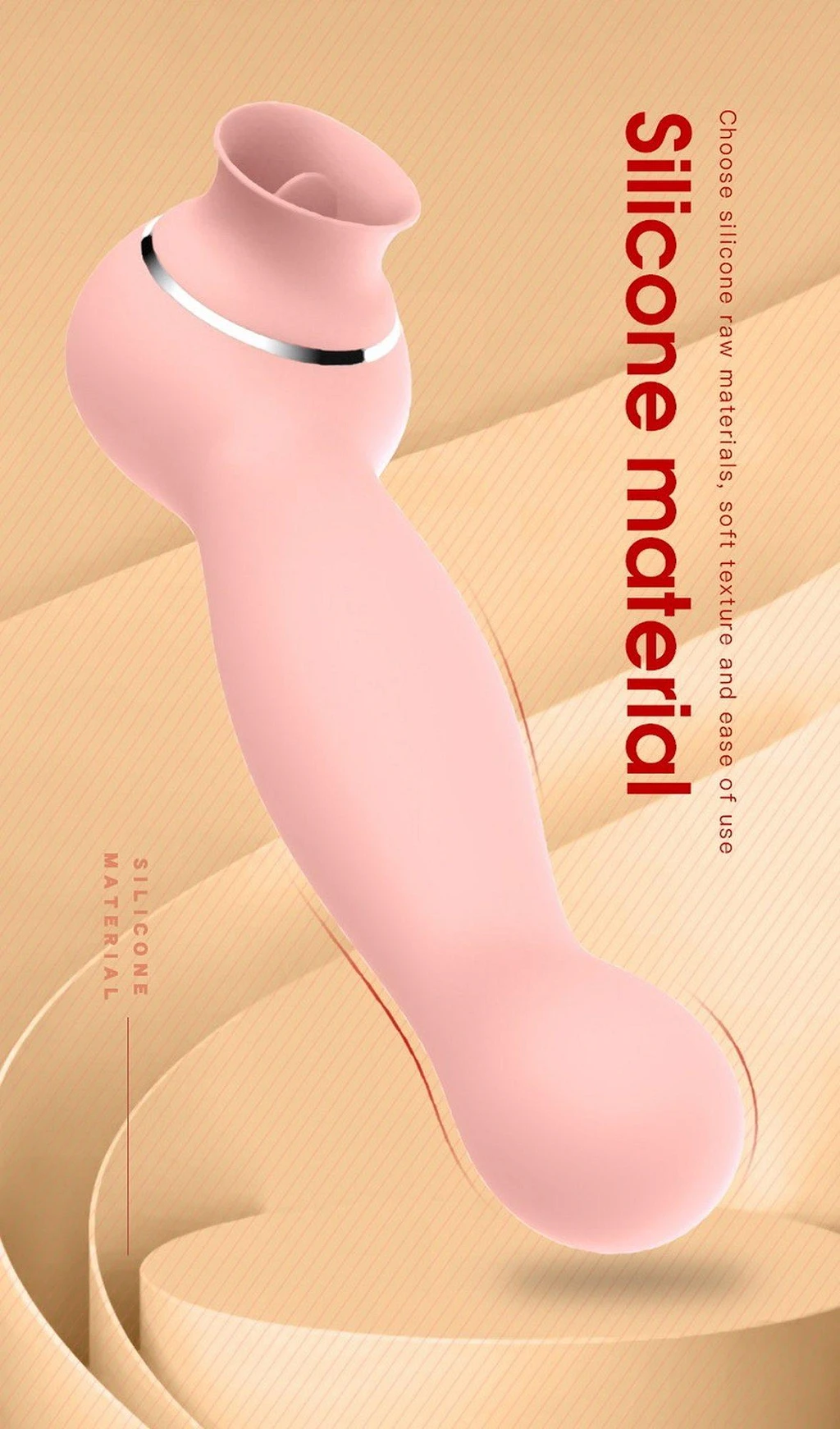 Wibrator łechtaczkowy Lauren USB – 9 trybów, silikon — zdjęcie 22