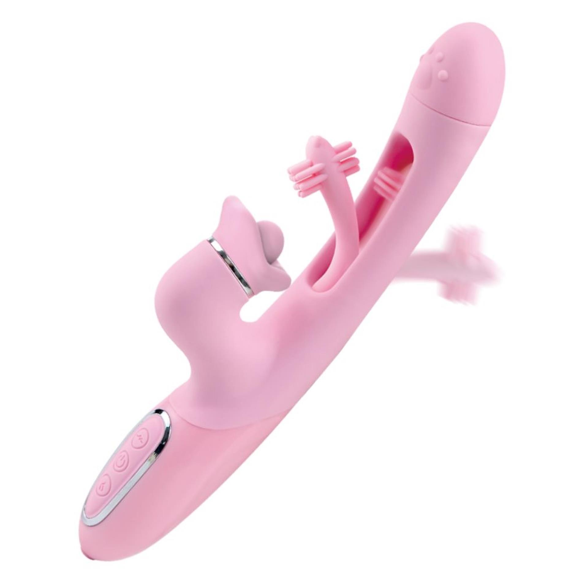 Wibrator króliczek Fluttering Delight Bumping – 3 w 1 — zdjęcie 1