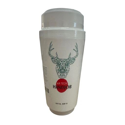 Masturbator AIR TECH HANDJOB – kubek milk tea, wyjmowana wkładka