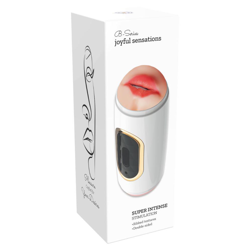 Masturbator Dual Sensation – dwie strefy, 22 cm — zdjęcie 4