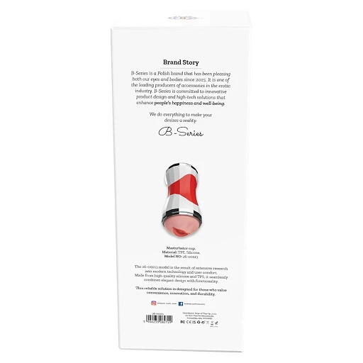 Masturbator Power Grip Cup – silikon i TPE, 21 cm — zdjęcie 6