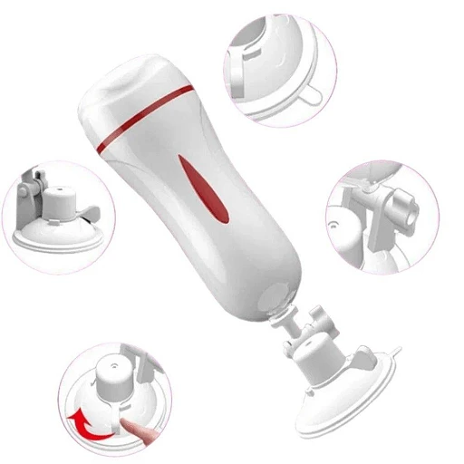 Masturbator Suction Master – wibracje i przyssawka — zdjęcie 5