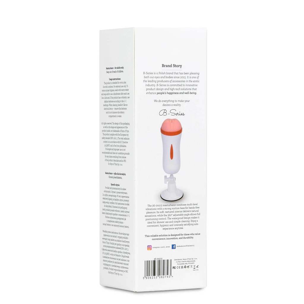 Masturbator Suction Master – wibracje i przyssawka — zdjęcie 7