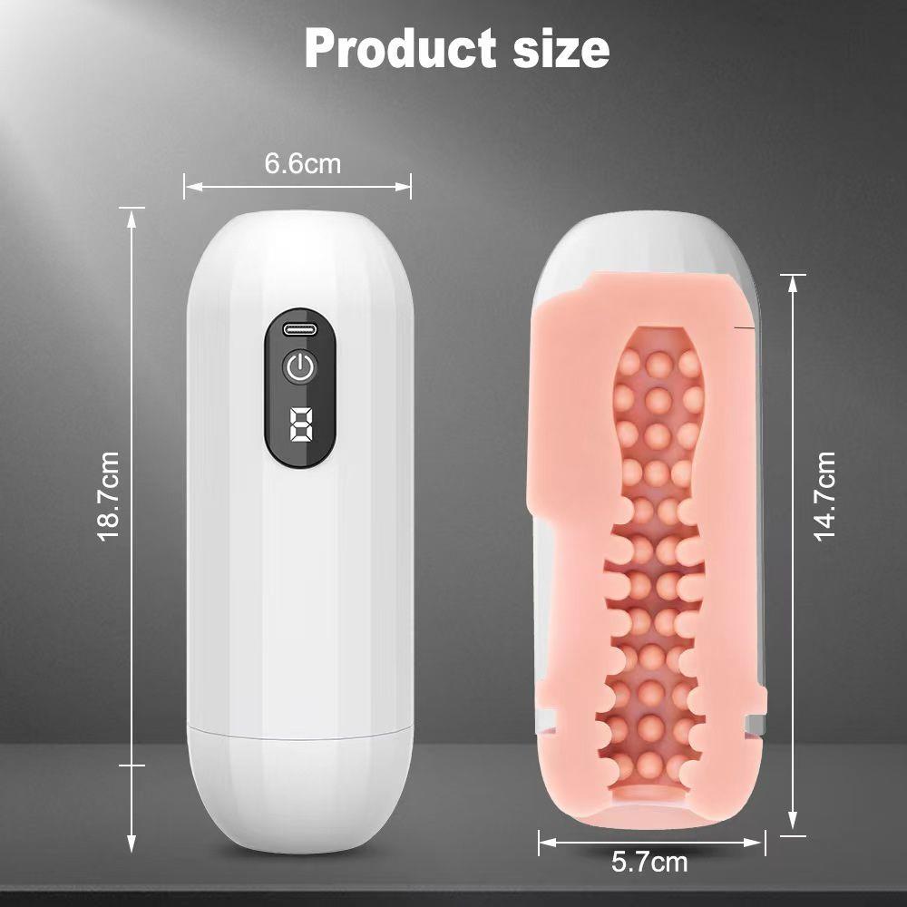 Masturbator Pulse Grip – wibracje, IPX7, ładowanie USB — zdjęcie 3