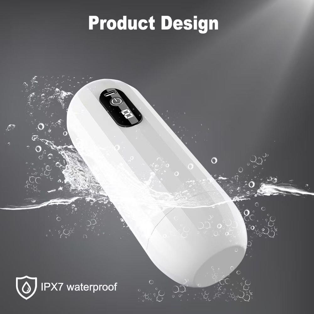 Masturbator Pulse Grip – wibracje, IPX7, ładowanie USB — zdjęcie 4