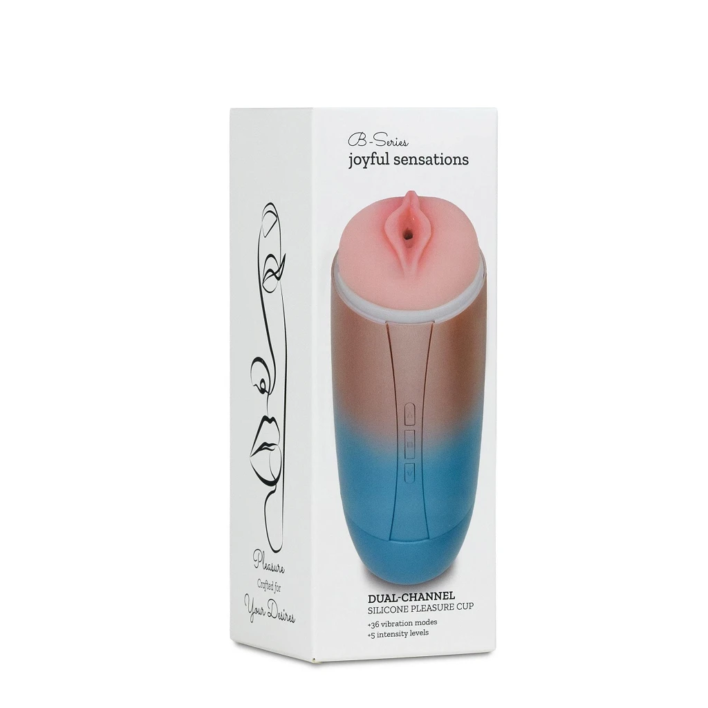 Masturbator Glow Touch – podwójny kanał, 36 trybów — zdjęcie 4