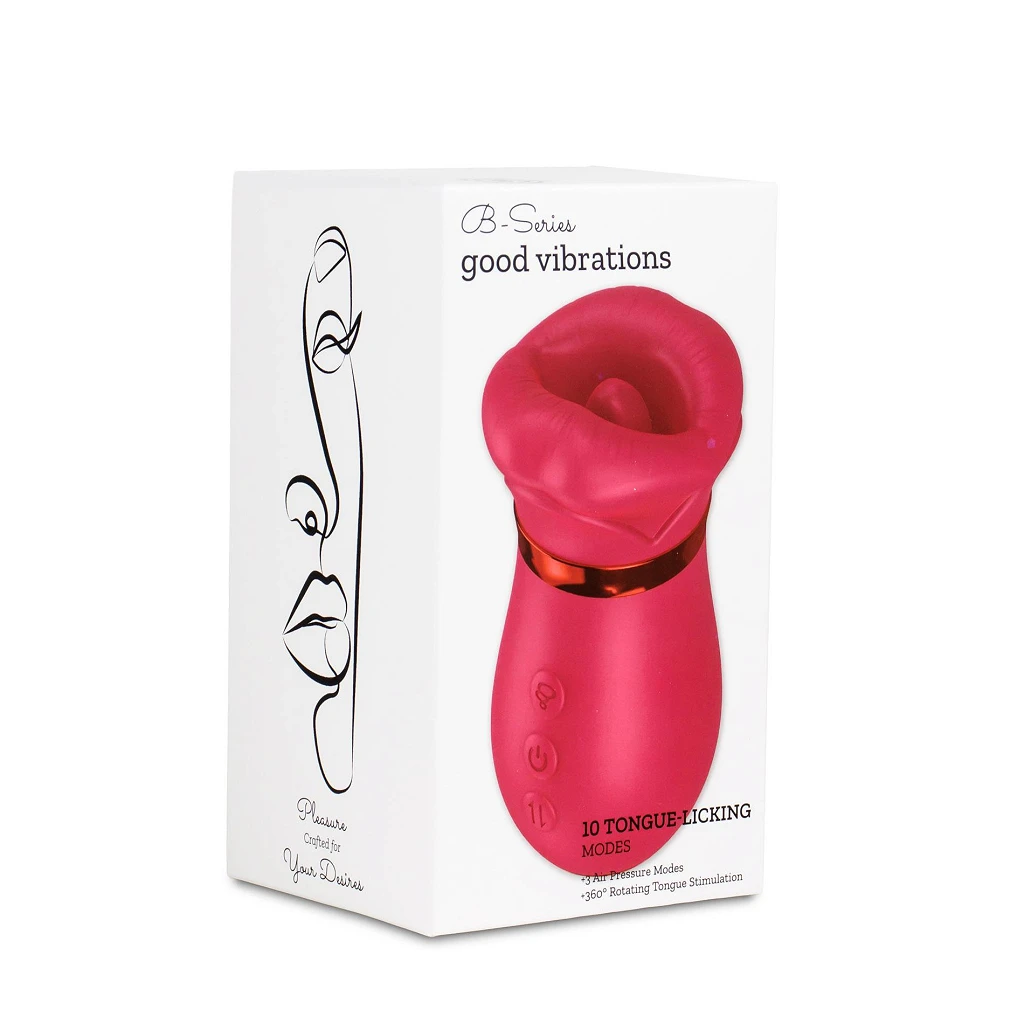 Stymulator łechtaczki Air Tongue 360 Vibe – ssanie i język — zdjęcie 13