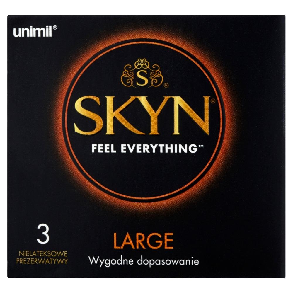 Prezerwatywy Skyn Large - nielateksowe, wygodne dopasowanie — zdjęcie 2