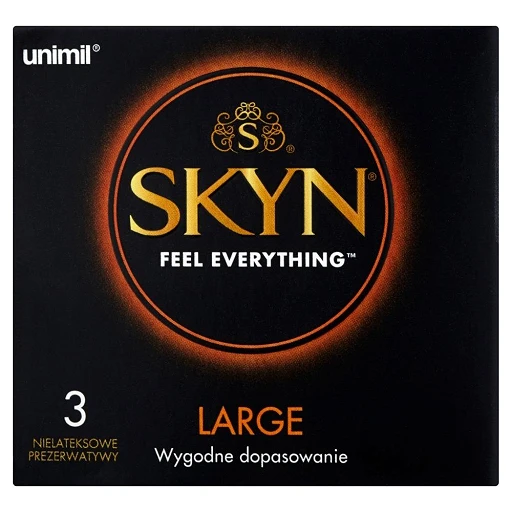Prezerwatywy Skyn Large - nielateksowe, wygodne dopasowanie — zdjęcie 2