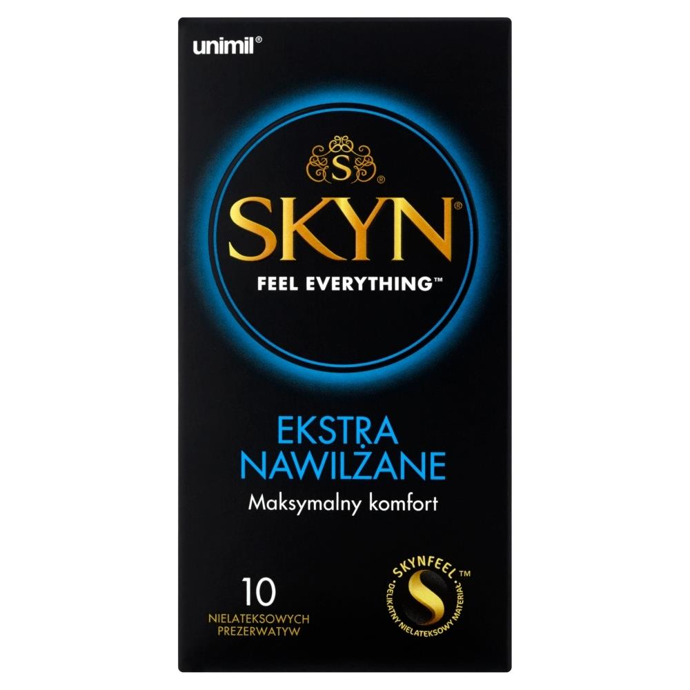 Prezerwatywy Skyn Extra Nawilżane 10 sztuk - naturalne doznania — zdjęcie 2