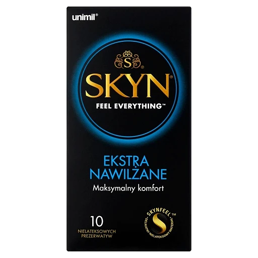 Prezerwatywy Skyn Extra Nawilżane 10 sztuk - naturalne doznania — zdjęcie 2