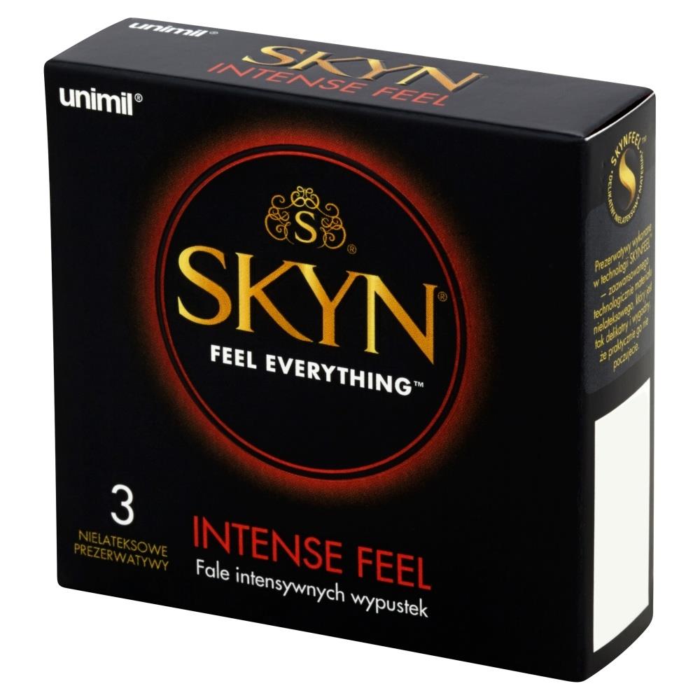 Prezerwatywy Skyn Intense Feel - fale wypustek — zdjęcie 1