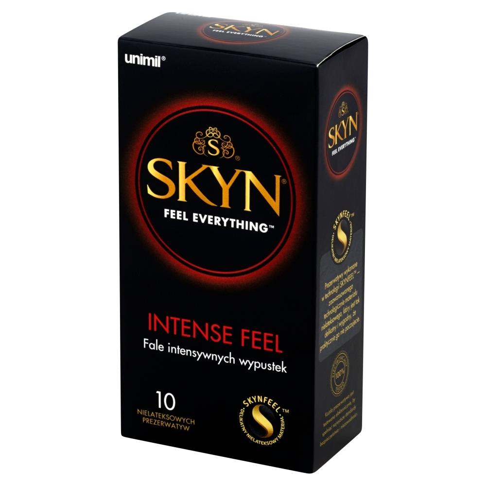 Prezerwatywy Skyn Intense Feel - fale wypustek — zdjęcie 1