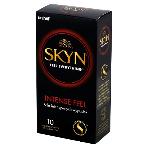 Prezerwatywy Skyn Intense Feel - fale wypustek