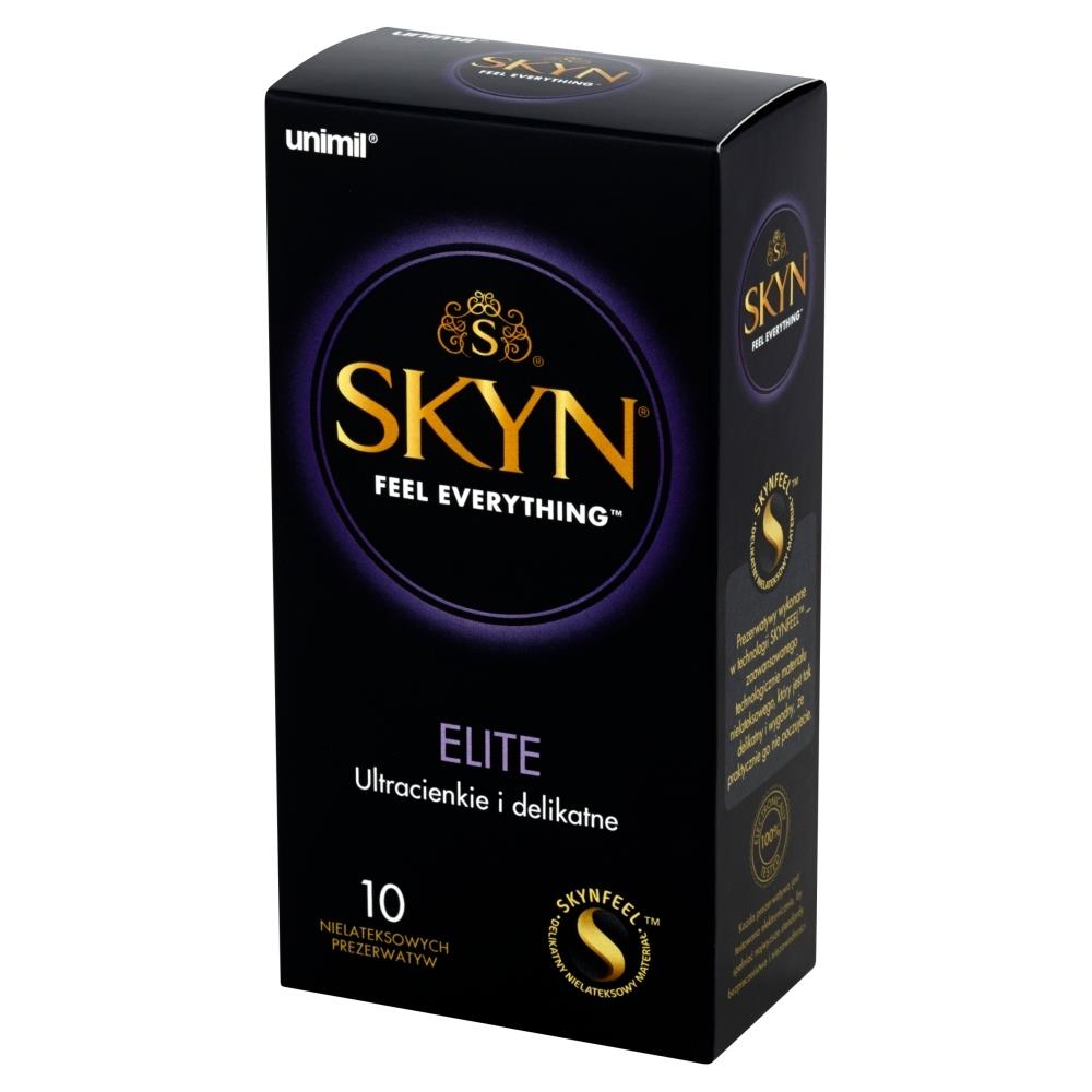 Prezerwatywy Skyn Elite 10 sztuk - ultracienkie i delikatne — zdjęcie 1