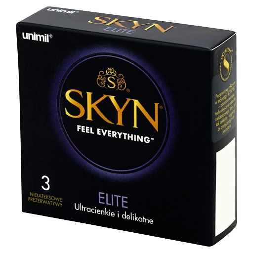 Prezerwatywy Skyn Elite 3 sztuki - ultracienkie i nielateksowe