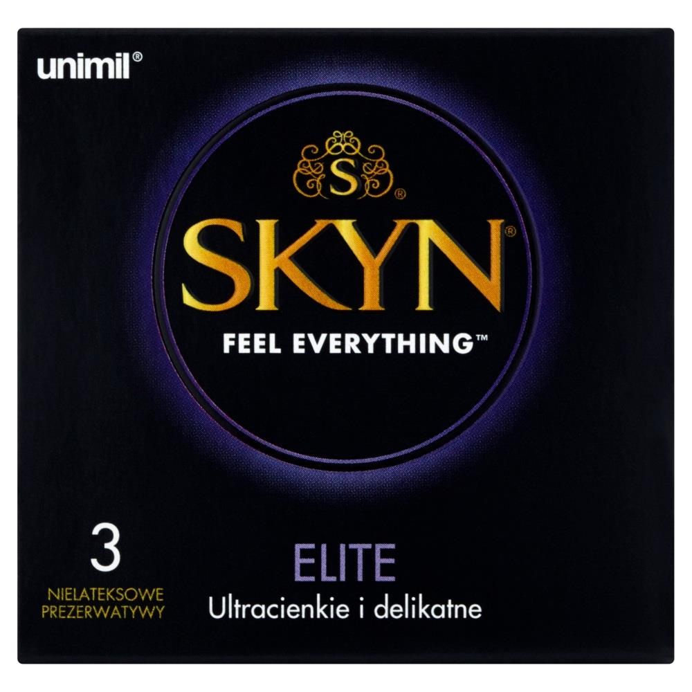 Prezerwatywy Skyn Elite 3 sztuki - ultracienkie i nielateksowe — zdjęcie 2