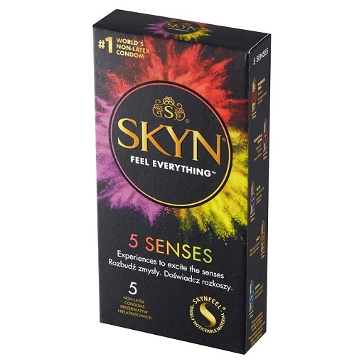 Prezerwatywy Skyn 5 Senses - naturalne doznania