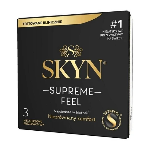 Prezerwatywy Skyn Supreme Feel - ultracienkie, nielateksowe