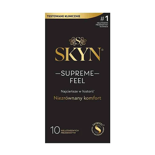 Prezerwatywy SKYN Supreme Feel - ultracienkie i naturalne