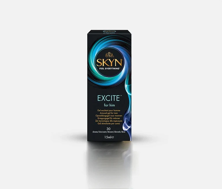 Żel stymulujący SKYN Excite dla mężczyzn – 15 ml, 30 dawek