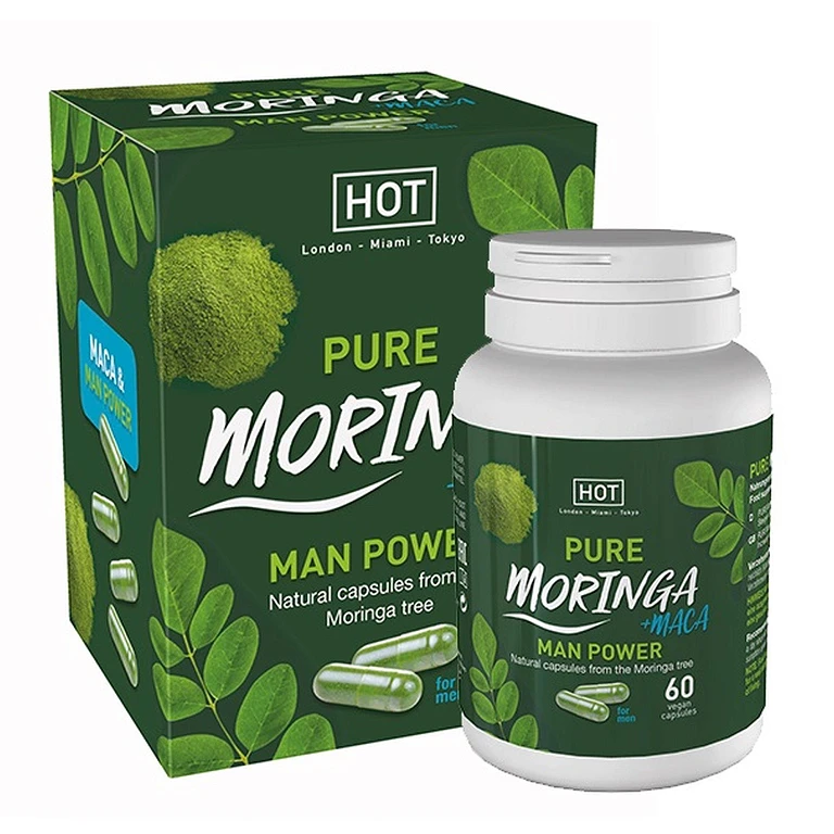 Suplement diety Pure Moringa Man Power – 60 kapsułek wegańskich